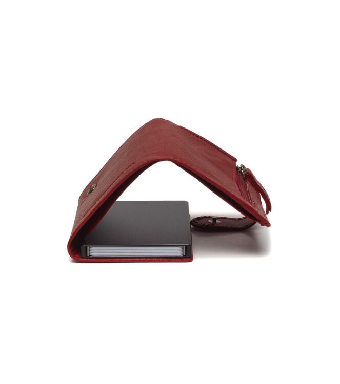 The Chesterfield Brand Pashouder Portland rood  The Chesterfield Brand C08.044304, Portemonnee Direct leverbaar uit de webshop