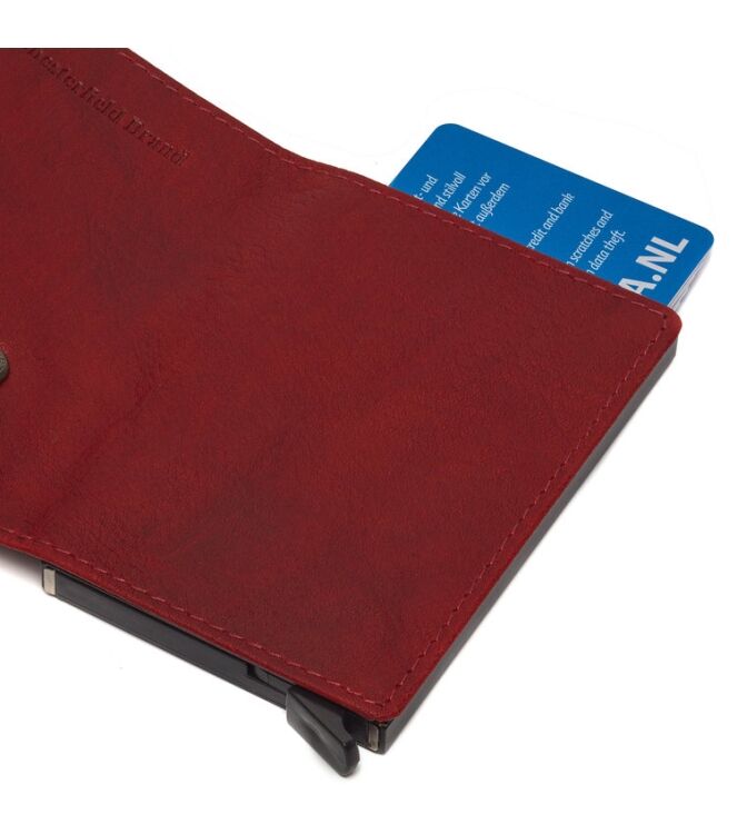 The Chesterfield Brand Pashouder Portland rood  The Chesterfield Brand C08.044304, Portemonnee Direct leverbaar uit de webshop