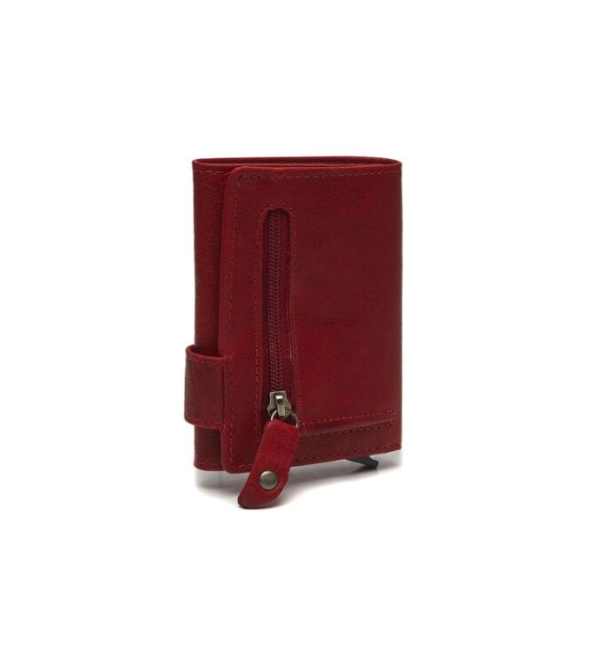 The Chesterfield Brand Pashouder Portland rood  The Chesterfield Brand C08.044304, Portemonnee Direct leverbaar uit de webshop