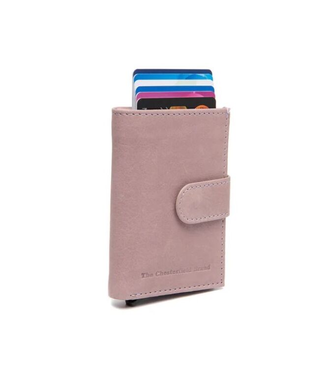 The Chesterfield Brand Pashouder Torola lavendel lila  The Chesterfield Brand C08.053512, Portemonnee Direct leverbaar uit de webshop