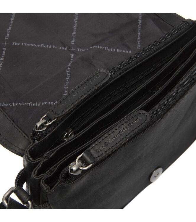 The Chesterfield Brand Overslagtas Redmond zwart  The Chesterfield Brand C48.118700, Tassen Direct leverbaar uit de webshop