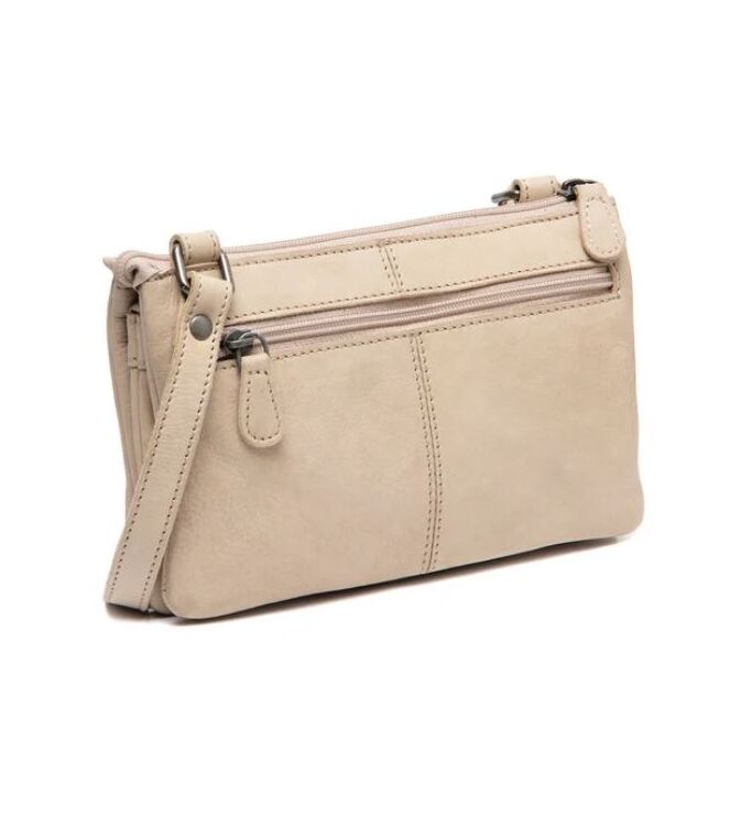 The Chesterfield Brand Schoudertas Osaka beige  The Chesterfield Brand C48.137006, Tassen Direct leverbaar uit de webshop