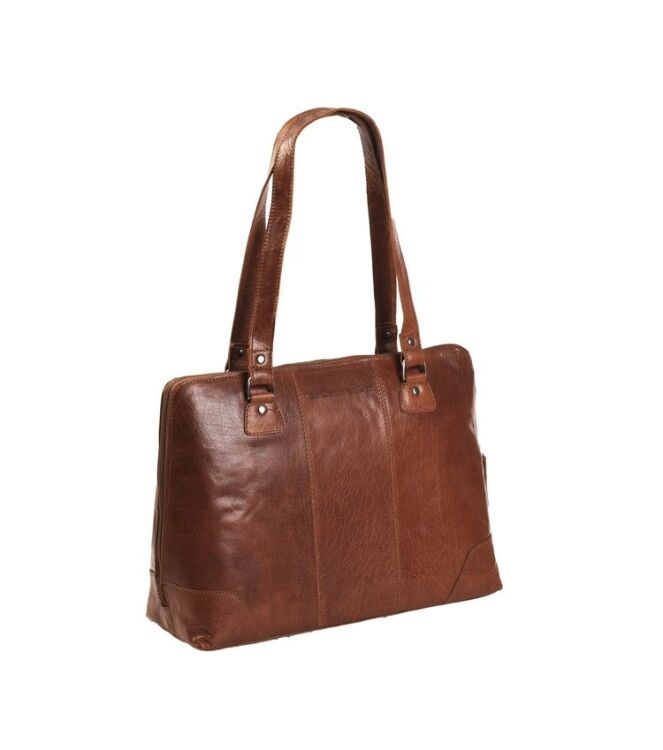 The Chesterfield Brand Schoudertas Resa cognac  The Chesterfield Brand C48.100631, Tassen Direct leverbaar uit de webshop