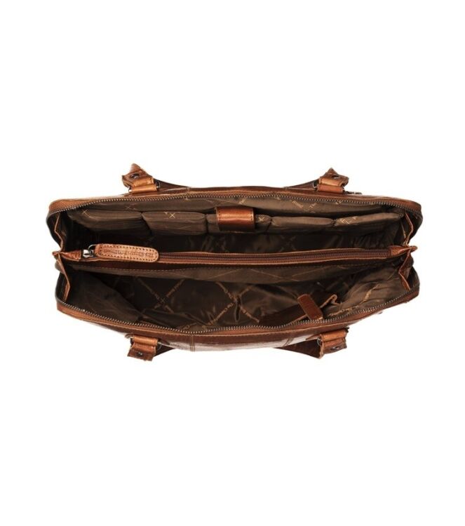 The Chesterfield Brand Schoudertas Resa cognac  The Chesterfield Brand C48.100631, Tassen Direct leverbaar uit de webshop