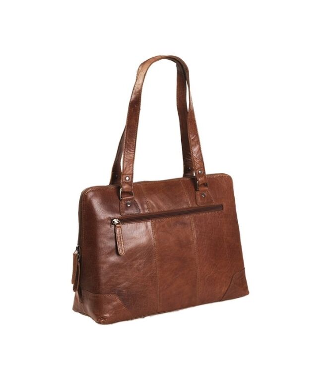 The Chesterfield Brand Schoudertas Resa cognac  The Chesterfield Brand C48.100631, Tassen Direct leverbaar uit de webshop