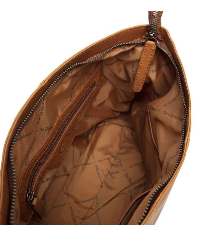 The Chesterfield Brand Schoudertas Amelia cognac  The Chesterfield Brand C48.046831, Tassen Direct leverbaar uit de webshop