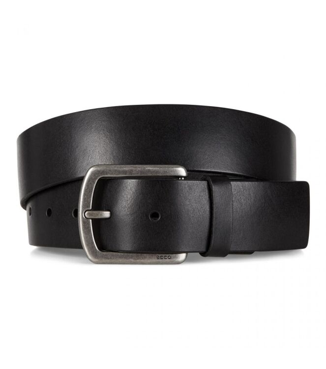 ECCO Allan jeans belt zwart ECCO 910555290000, Riemen Direct leverbaar uit de webshop