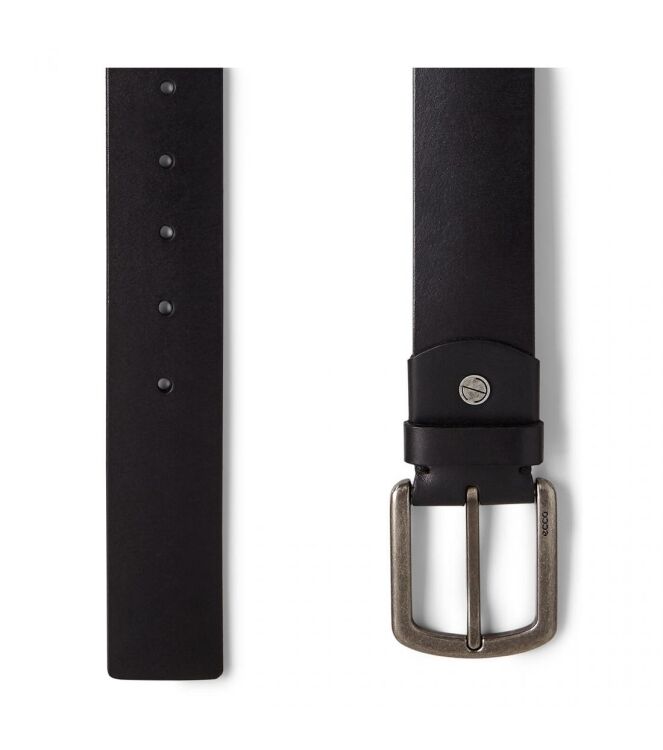 ECCO Allan jeans belt zwart ECCO 910555290000, Riemen Direct leverbaar uit de webshop