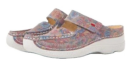 Roll Slipper Flowerpoint taupe summer