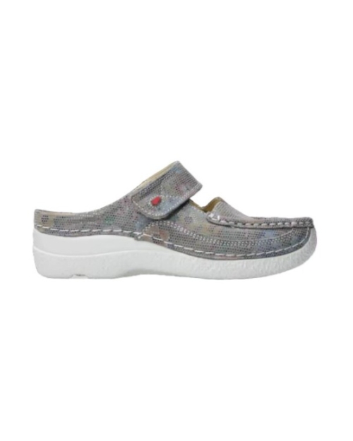 Roll Slipper Flowerpoint taupe summer