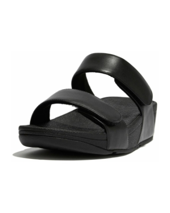 FitFlop Lulu Adjustable Slides all black