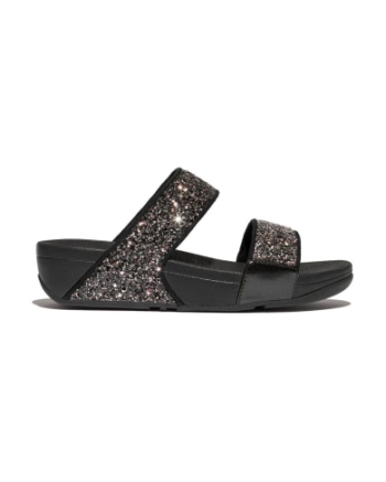 FitFlop Lulu Multi-Tonal Glitter black multi