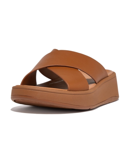 F-Mode Flatform Cross Slides light tan