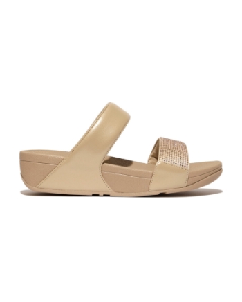 FitFlop Lulu Slide-Hotfix latte beige