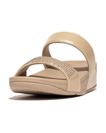 FitFlop Lulu Slide-Hotfix latte beige