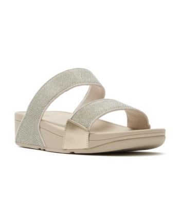 FitFlop Lulu Shimmerglitz platino