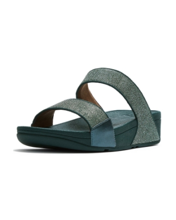 FitFlop Lulu Shimmerglitz deep ocean