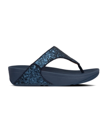 FitFlop Lulu Glitter Toe-Thongs midnight navy