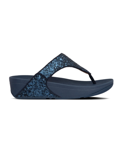Lulu Glitter Toe-Thongs midnight navy