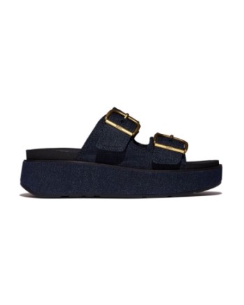 FitFlop Gen-FF Max Buckle Two-Bar Denim