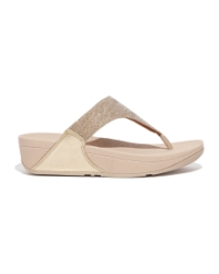 Lulu Toe Post Geo Glitz platino
