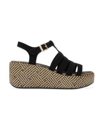FitFlop Platfforms Graphic-Weave Fisherman black