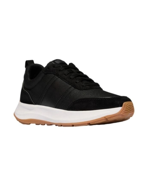 F-Mode Flow Suede-Mix Flatform black