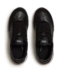 Retro-Q FF Metallic- Fabric/Suede Sneakers black