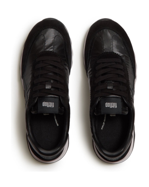 Retro-Q FF Metallic- Fabric/Suede Sneakers black