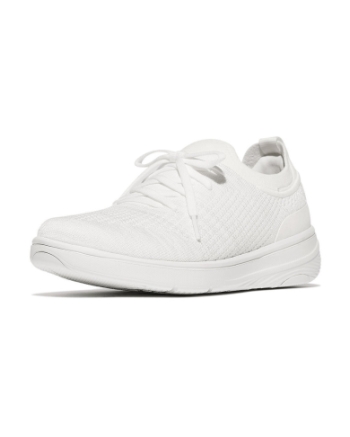 FitFlop Super-Q Knit Slip-On Laced urban white