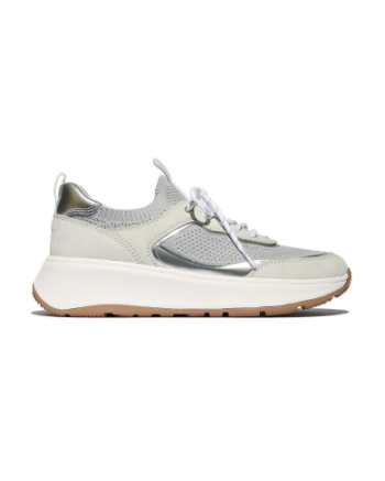 FitFlop F-Mode Flatform Slip-On Laced urban white