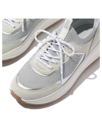 F-Mode Flatform Slip-On Laced urban white