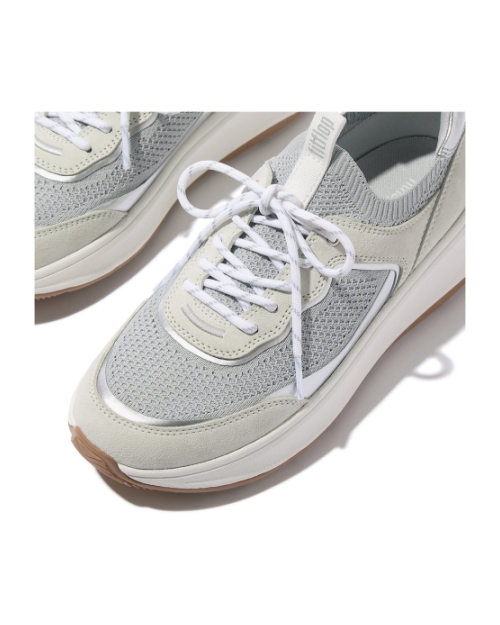 F-Mode Flatform Slip-On Laced urban white