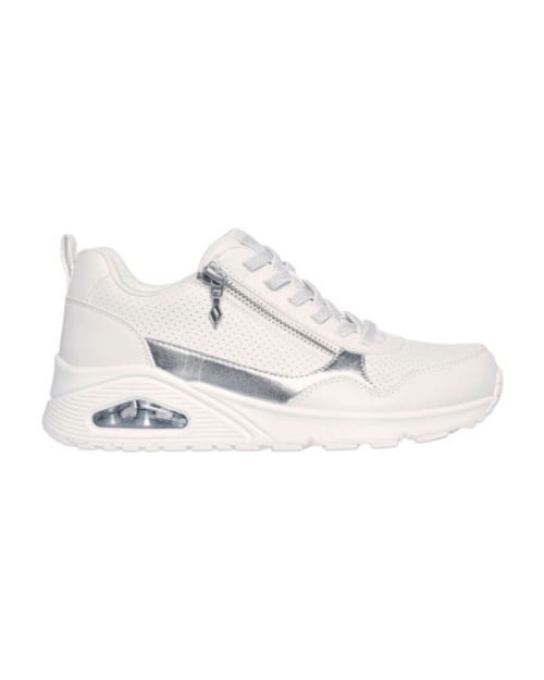 Uno Metallic Sliders white