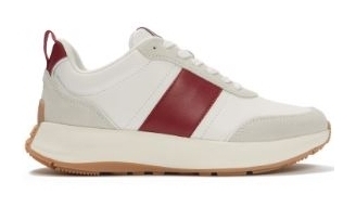FitFlop F-Mode Flow Sneaker urban white - berry