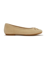 Delicato Bow Ballet Flats cappuccino