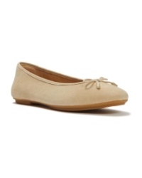 Delicato Bow Ballet Flats cappuccino