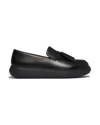 FitFlop IQ-Comff Tassel Leather all black