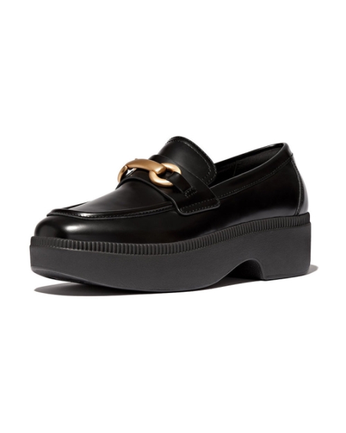 F-Luma Chunky-Snaffle Box-Leather D/Wedge black