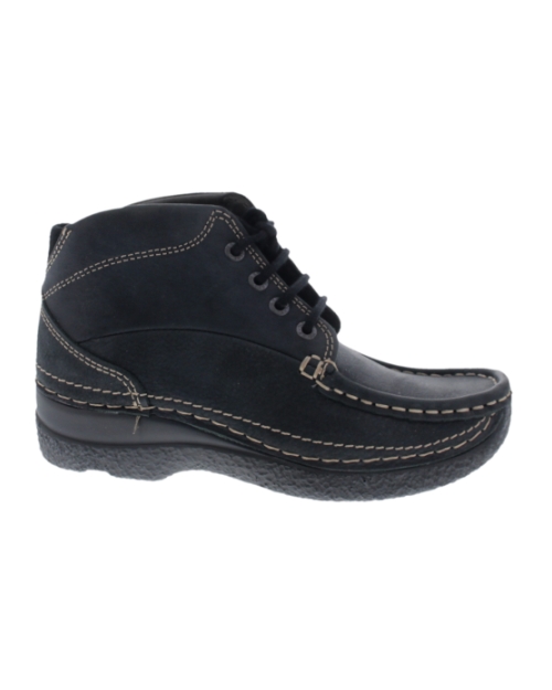 Roll Shoot zwart nubuck black