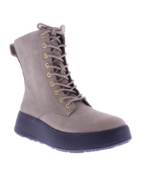 F-Mode Lace-Up Flatform taupe