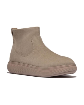 FitFlop IQ-Comff Suede Zip taupe