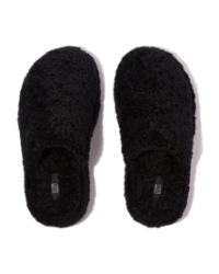 Iqushion Wrapped Mule-Teddy all black