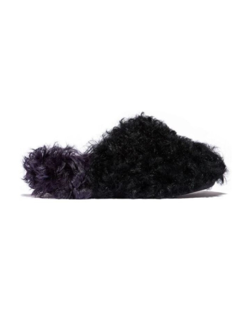 Shuv X Roksanda Curly-Shearling Clogs black/ink