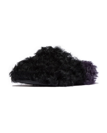 FitFlop Shuv X Roksanda Curly-Shearling Clogs black/ink