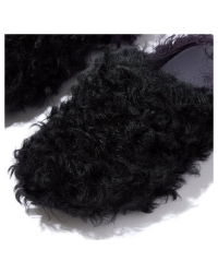 Shuv X Roksanda Curly-Shearling Clogs black/ink