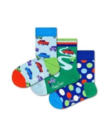 Happy Socks 3-Pack Roadtrip Gift Set divers
