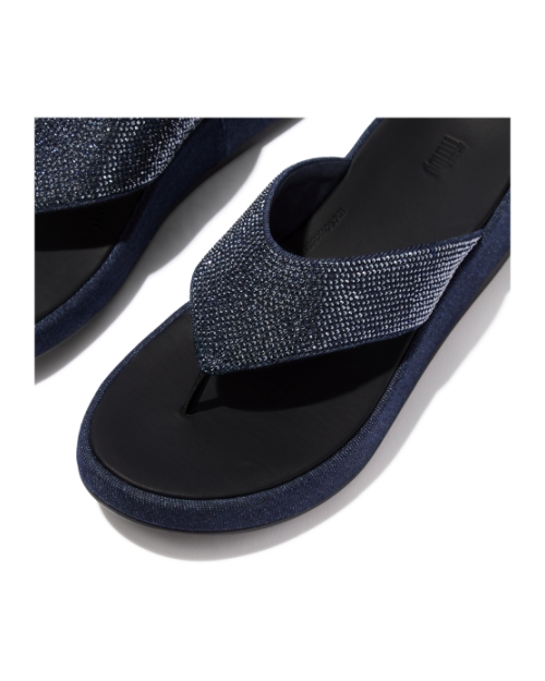 F-Mode Toe Post - Denim And Hotfix Dark Denim