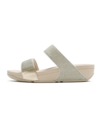 Lulu Shimmerglitz Slides Platino