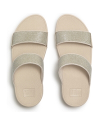 Lulu Shimmerglitz Slides Platino